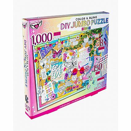 COLOR AND BLING THIS DIY 1000PC PUZZLE