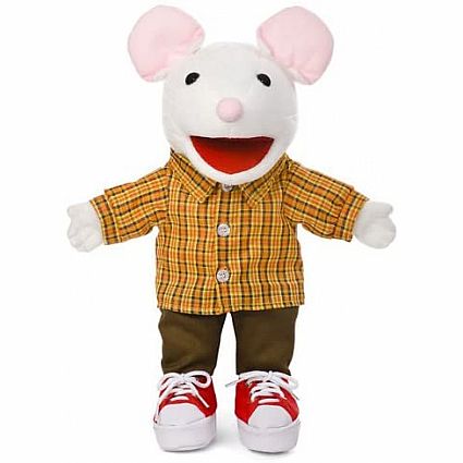 PUPPET 14" MOUSE WITH SNEAKERS
