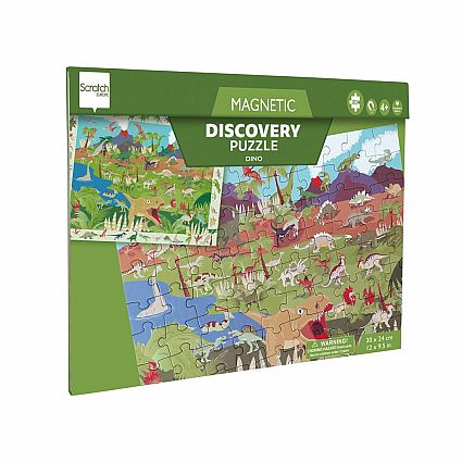 MAGNETIC DISCOVERY PUZZLE DINO