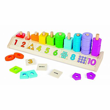 COUNTING SHAPE STACKER 