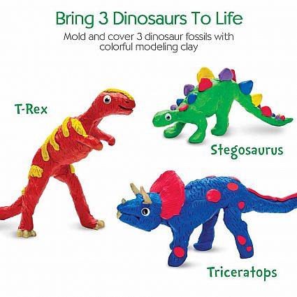 CREATE WITH CLAY DINOSAURS
