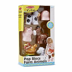 POP BLOCS FARM ANIMALS