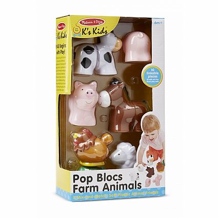 POP BLOCS FARM ANIMALS