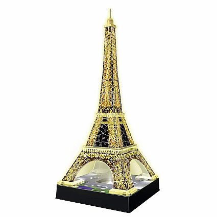 3D EIFFEL TOWER NIGHT PUZZLE