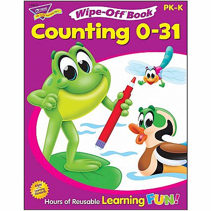 WIPE OFF BOOK COUNTING 0-31 