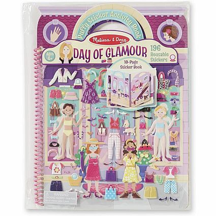 REUSABLE PUFFY STICKER - DAY OF GLAMOUR