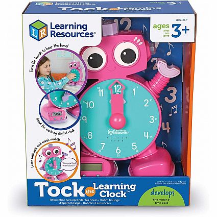 LEARNING CLOCK PINK