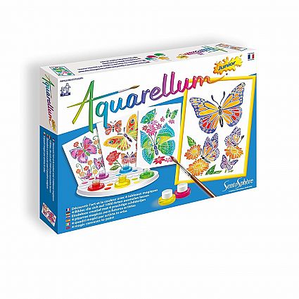 Aquarellum Jr Butterflies & Flowers
