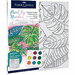 WATERCOLOR TROPICAL PAINT BY NUMBER
