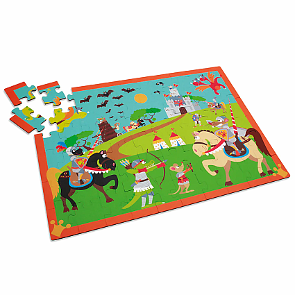 60 PC PUZZLE KNIGHTS BATTLE