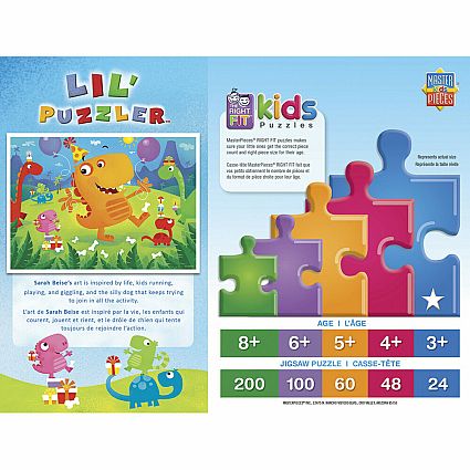24 PC PUZZLE LIL PUZZLER DINO PARTY